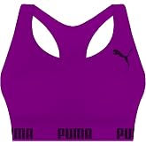 Top Puma Academia Sem Costura Microfibra Nadador Sem Bojo Feminino Adulto | Orqu�dea | GG