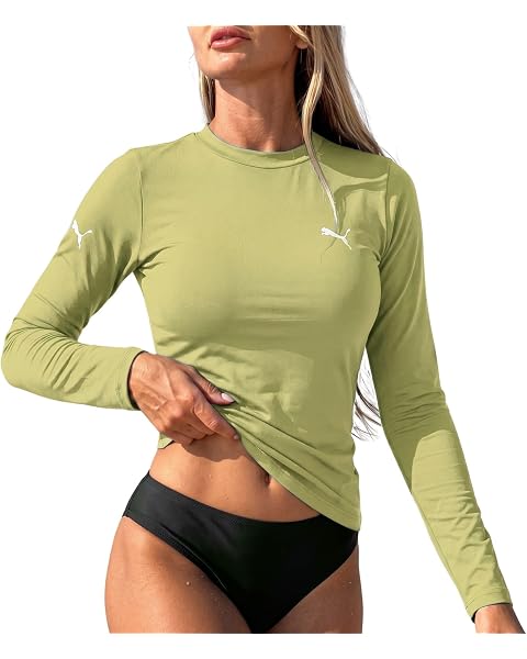 Camiseta Térmica Puma UV50+ Manga Longa Feminina Adulto