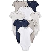 Body Pacote com 8 bodies de manga curta Simple Joys by Carter'sUnisex Bebê